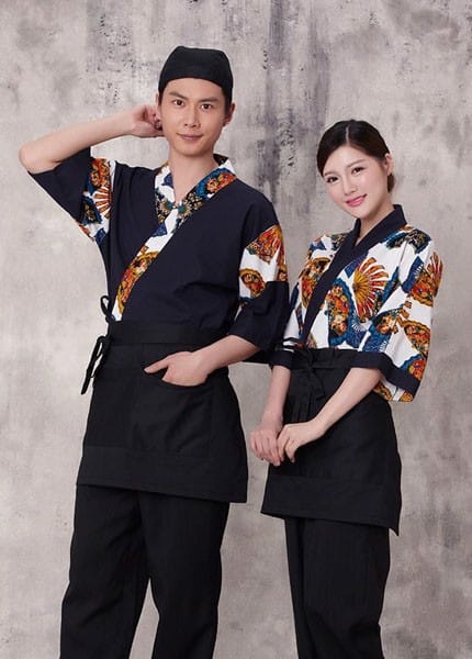 Mẫu đồng phục quán cafe phong cách Nhật