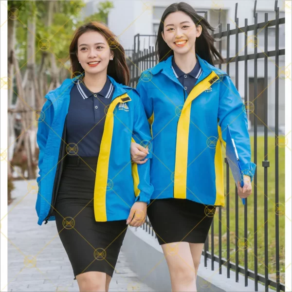 may áo khoác đồng phục giá rẻ tại Đà Nẵng
