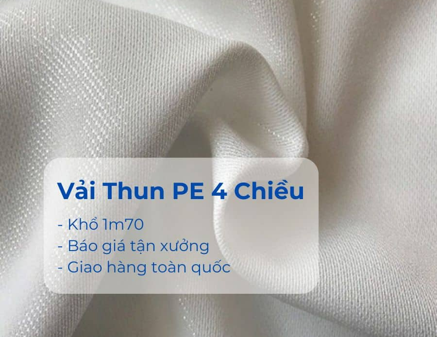 Vải thun PE