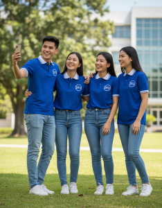 áo polo đồng phục duy tân 