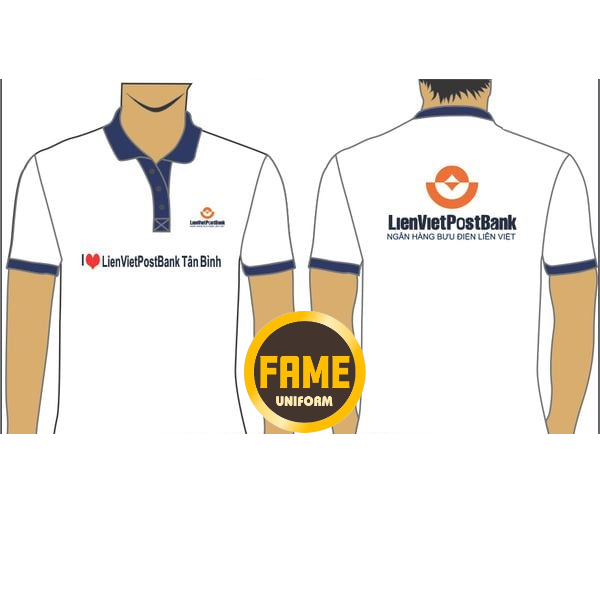Vị trí thiết kế logo và slogan tối ưu trên áo đồng phục Đà Nẵng.