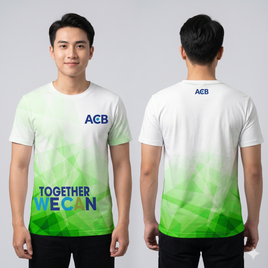 Mẫu đồng phục team building màu lá thiết kế phong cách Minimalism năm 2026