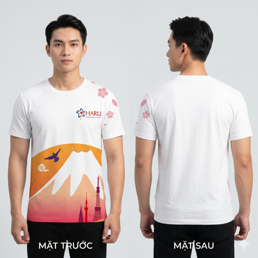 Mẫu đồng phục team building màu cam thiết kế phong cách Minimalism năm 2026