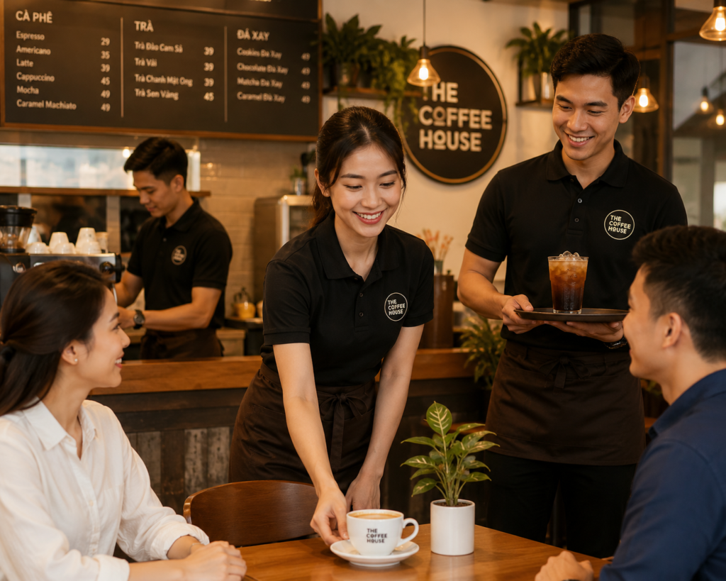  Tại sao nên chọn mẫu áo đồng phục quán cafe đẹp Đà Nẵng