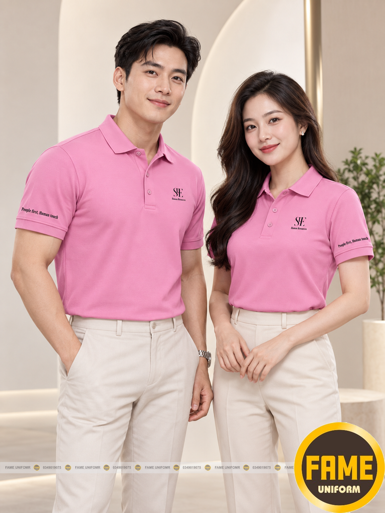 đồng phục áo polo đà nẵng fame tại Fame Uniform