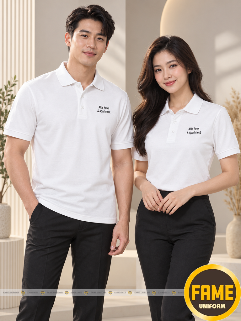đồng phục áo polo đà nẵng fame tại Fame Uniform