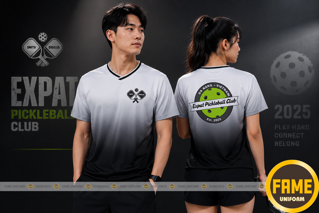 đồng phục áo cổ tròn Fame Uniform cho doanh nghiệp
